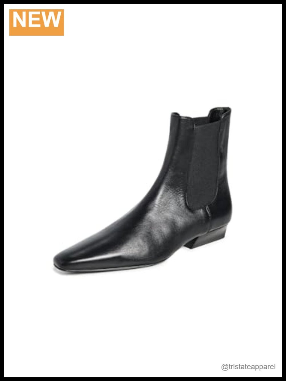Women's Wally Chelsea Boots Lambskin Leather Ankle Boots Pointed Toe